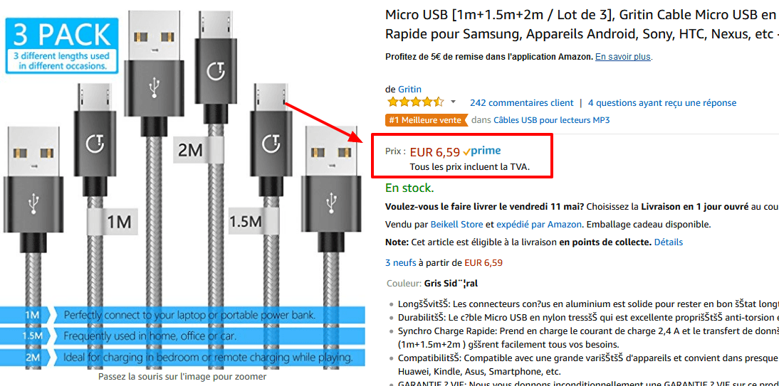 Micro USB  1m 1.5m 2m   Lot de 3.png