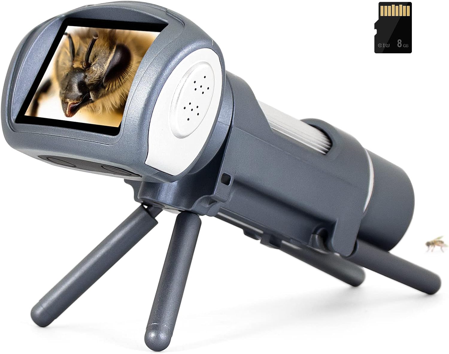 Bon plan Amazon : microscope numérique pour enfants LINKMICRO 300X avec écran LCD, kit complet éducatif avec lames et carte SD pour explorer la nature dès 6 ans – prix réduit