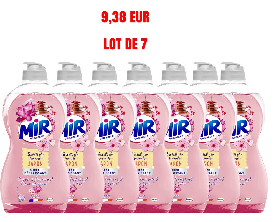 Mir Secrets de Fleurs Cerisier Impérial - Liquide Vaisselle - deal amazon.jpg