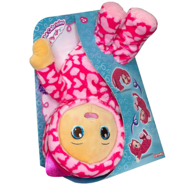 Mon Bébé Cabrioles - Poupon Interactif pour Enfants dès 2 ans - Peluche Poupée Toute Douce Fais des Galipettes | Jouet interactif pour enfants