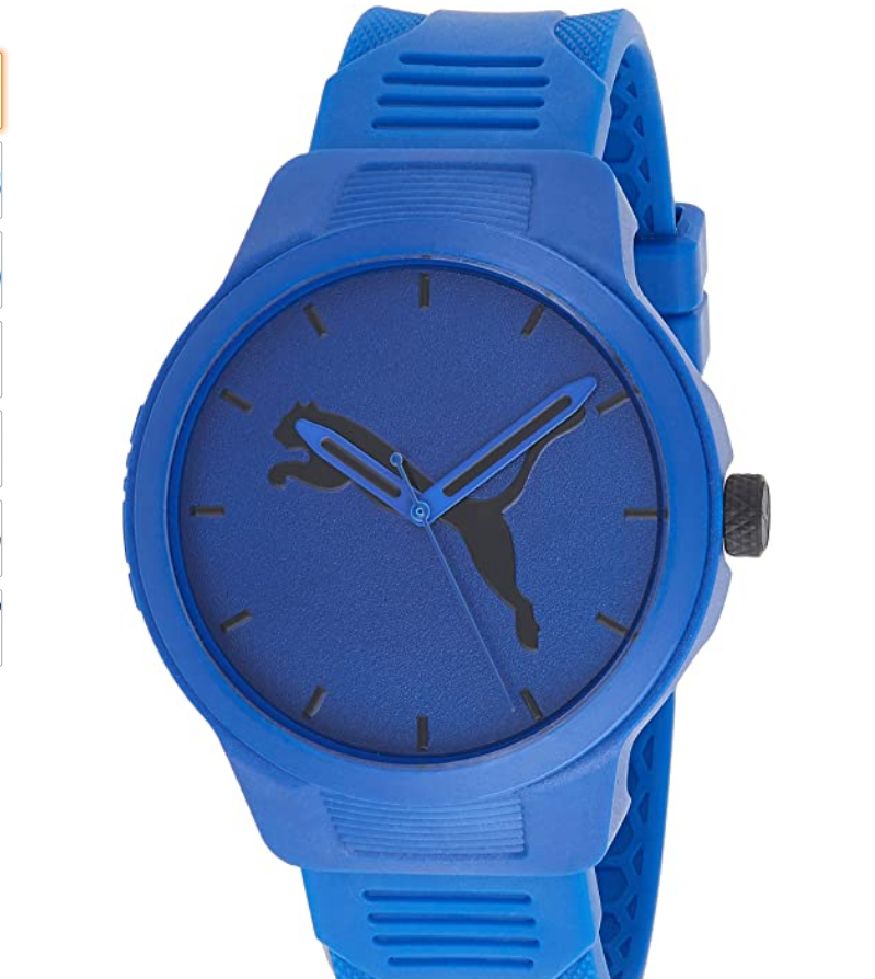 Montre-Reset-de-PUMA-à-trois-aiguilles-en-polycarbonate-bleu-pour-homme-P5014-Amazon-fr-Mode.png