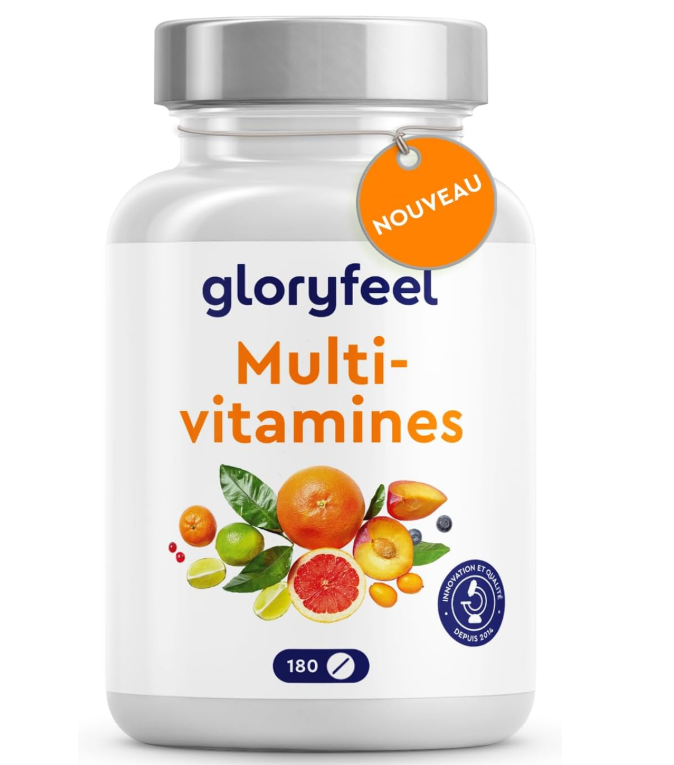 Multivitamines et minéraux hautement dosés, 180 comprimés, promo Amazon