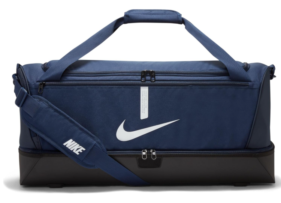 Sac de sport rigide Nike Academy Team 59L Midnight Navy – fond rigide, compartiment étanche, très bien noté (4,6/5), idéal pour le sport ou les voyages. Prix réduit à 33,85€ au lieu de 49,95€ sur Amazon. Offre limitée, livraison gratuite incluse. Résistant, spacieux, stylé.
