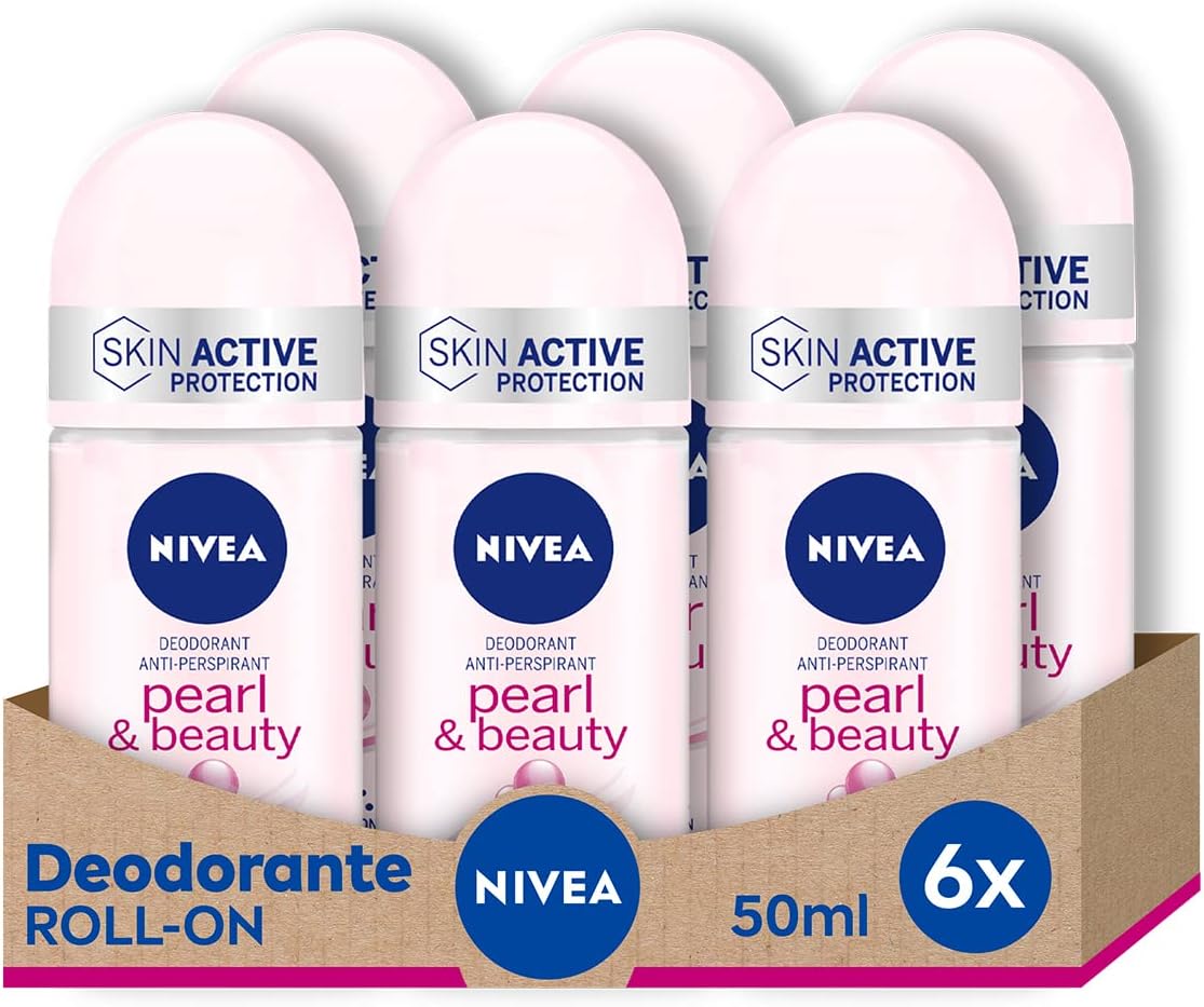 Nivea Pearl & Beauty Lot de 6 désodorisants Roll-On en lot de 6 x 50 ml.jpg
