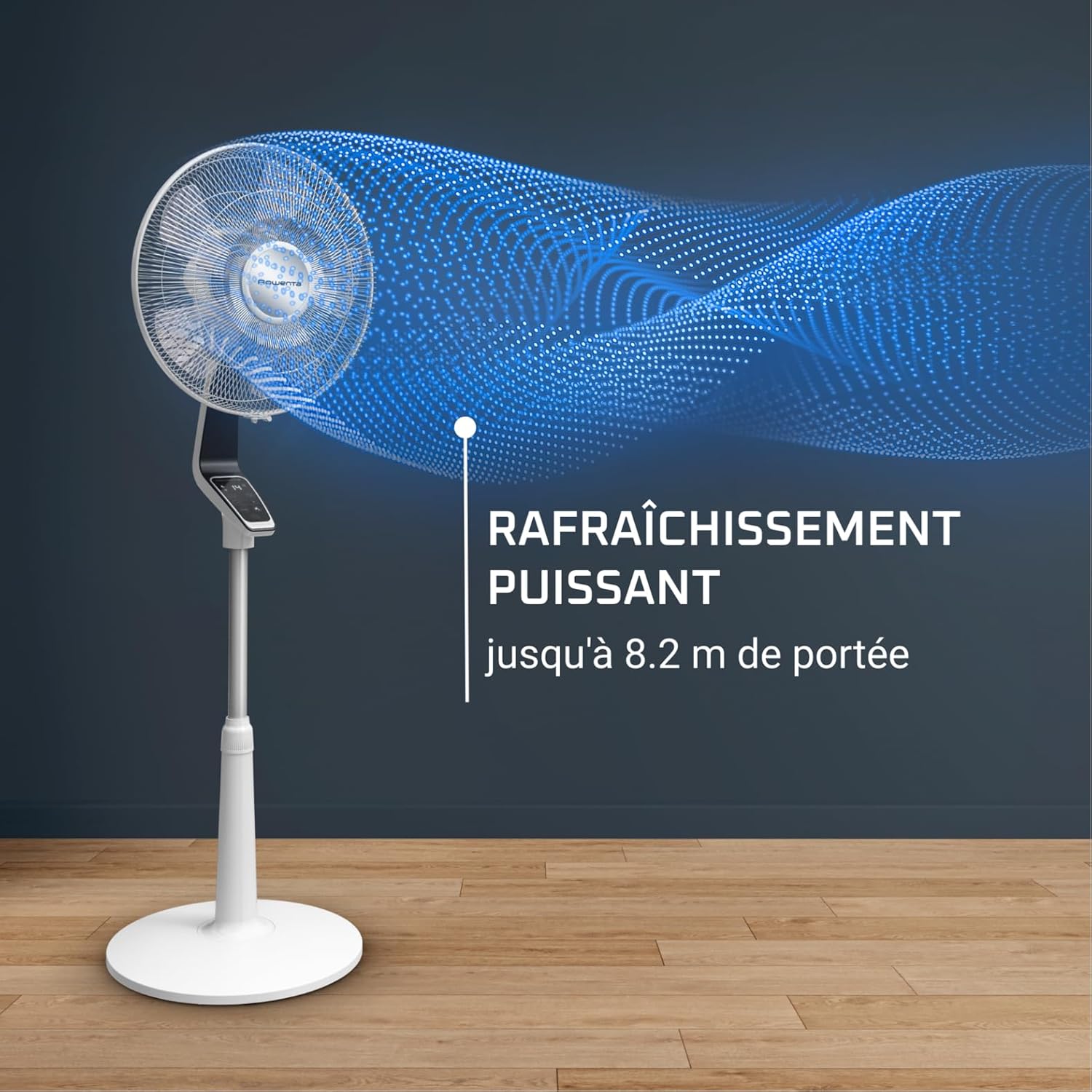 Ventilateur sur pied Rowenta Turbo Silence Extreme, puissant, silencieux, écoénergétique, avec télécommande – bon plan Amazon