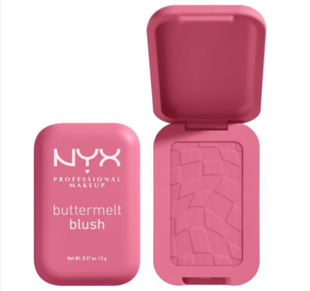 Blush NYX Professional Makeup Buttermelt, texture poudre fondante vegan enrichie en beurres de karité, mangue et amande, tenue 12h, teintes For the Butta et Butta With Time