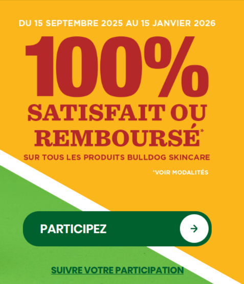 Visuel promo carré : offre soins homme 100 % remboursés, typographie impactante sur fond jaune-orange, style illustré. 