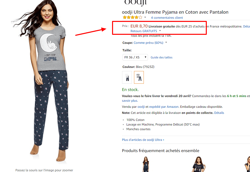 oodji Ultra Femme Pyjama en Coton avec Pantalon Amazon fr Vêtements et accessoires.png oodji Ultra Femme Pyjama en Coton avec Pantalon Amazon fr Vêtements et accessoires.png