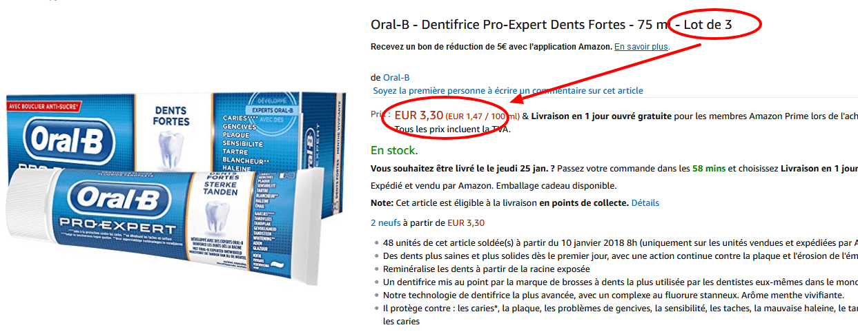 Oral B Dentifrice Pro Expert Dents Fortes 75 ml Lot de 3 Amazon.fr Beauté et Parfum(1).png Oral B Dentifrice Pro Expert Dents Fortes 75 ml Lot de 3 Amazon.fr Beauté et Parfum(1).png