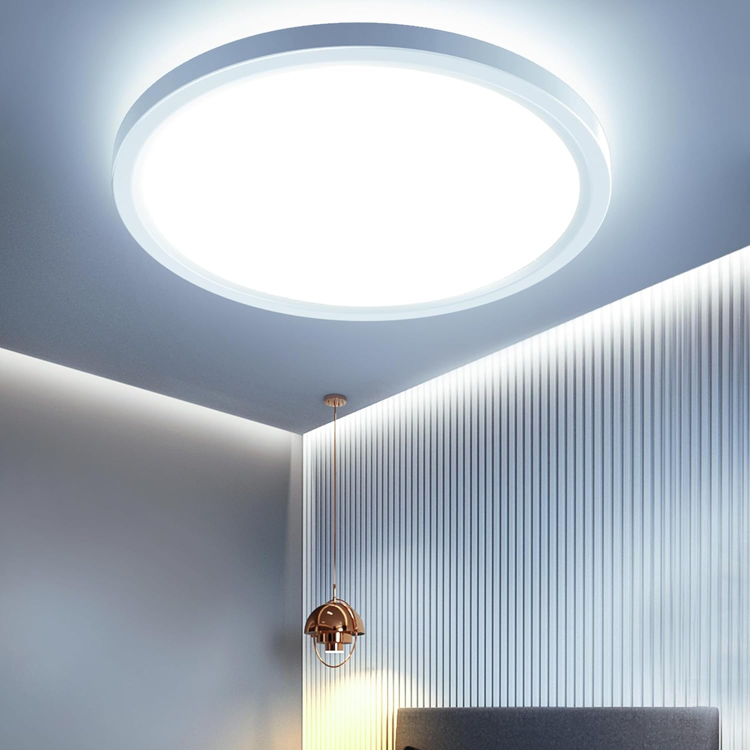 OTREN Plafonnier LED Rond 24W, Éclairage de Plafond 6500K, 2400LM Lumiere Moderne, Luminaires ...jpg
