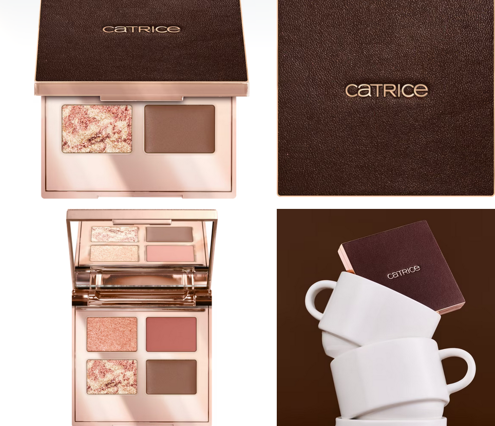  Palette Catrice Espresso Yourself Eyeshadow Quattro – 4 fards à paupières mats, brillants, chatoyants, intensément pigmentés – bon plan Amazon beauté à 6,99 €