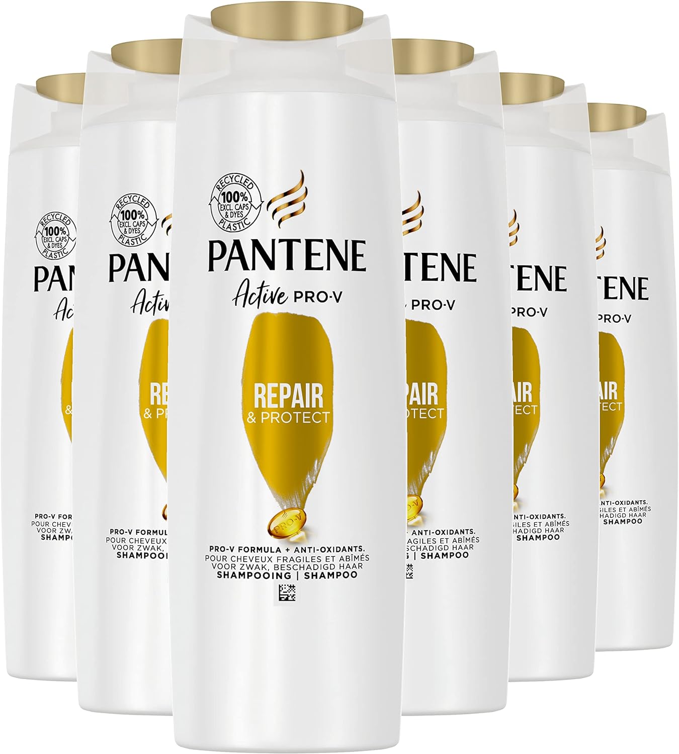 Pantene Active Pro-V pour cheveux fragiles et abimés shampoing 225 ml Lot de 6-bon-plan.jpg