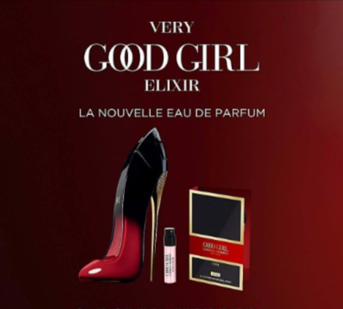 Échantillon gratuit du parfum Good Girl Elixir de Carolina Herrera
