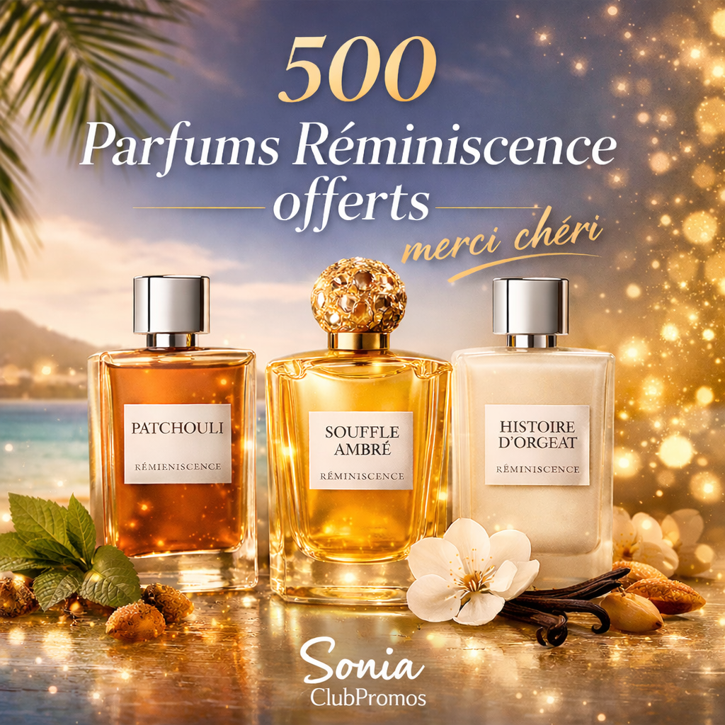 Campagne Sampleo 500 ambassadeurs – parfums Réminiscence offerts gratuitement – Le Patchouli Souffle Ambré Histoire d’Orgeat – sillage unique French Riviera