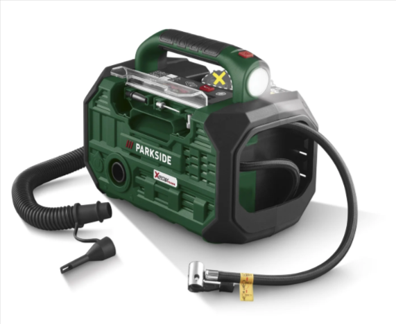 : Compresseur et pompe à air sans fil PARKSIDE 20V – modèle PKA 20-Li C3 – pression 10,3 bar, compatible série X20V