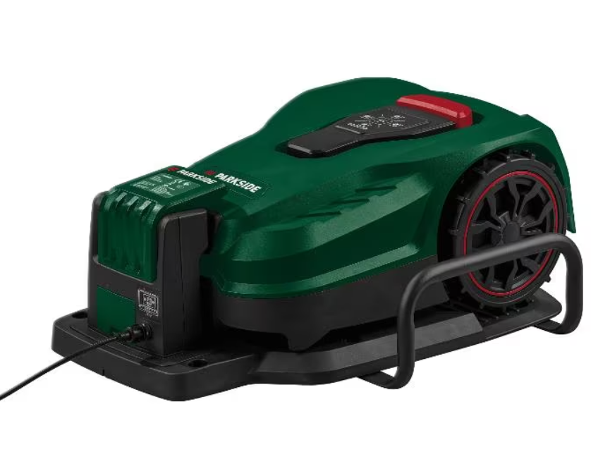Tondeuse robot PARKSIDE City Smart PAMRC 250 A1, 20 V, 16 cm, 3 modes, 2 h programmables — promo Lidl à 179 €.