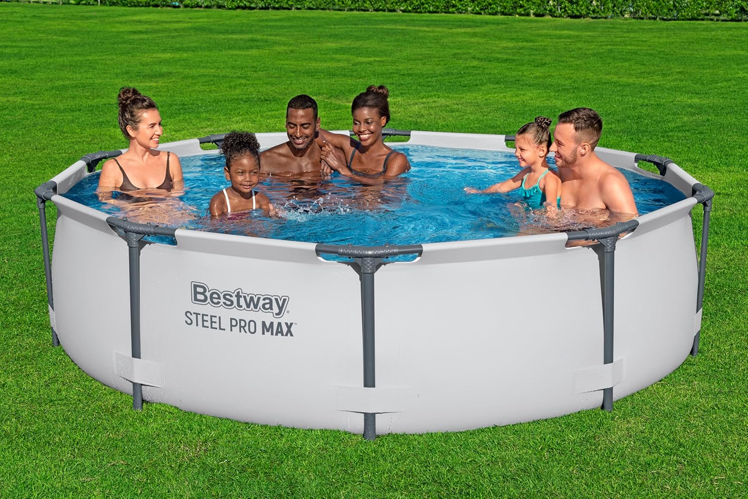  Piscine hors sol ronde Bestway Steel Pro Max 305 x 76 cm – 4 678 L – Structure acier stable, installation facile, pas de pompe incluse – Bon plan à 81,29€ sur Amazon