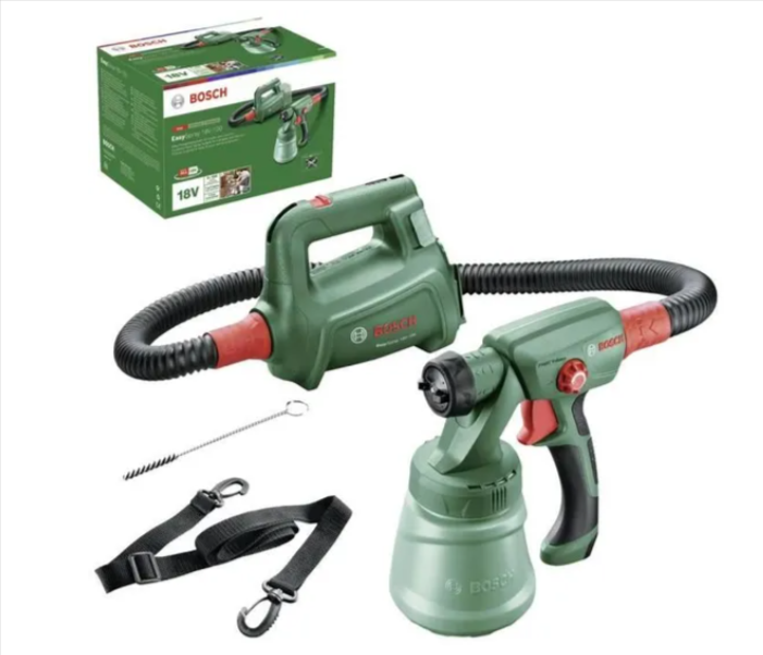 istolet à peinture Bosch EasySpray 18V sans fil - Application bois et métal