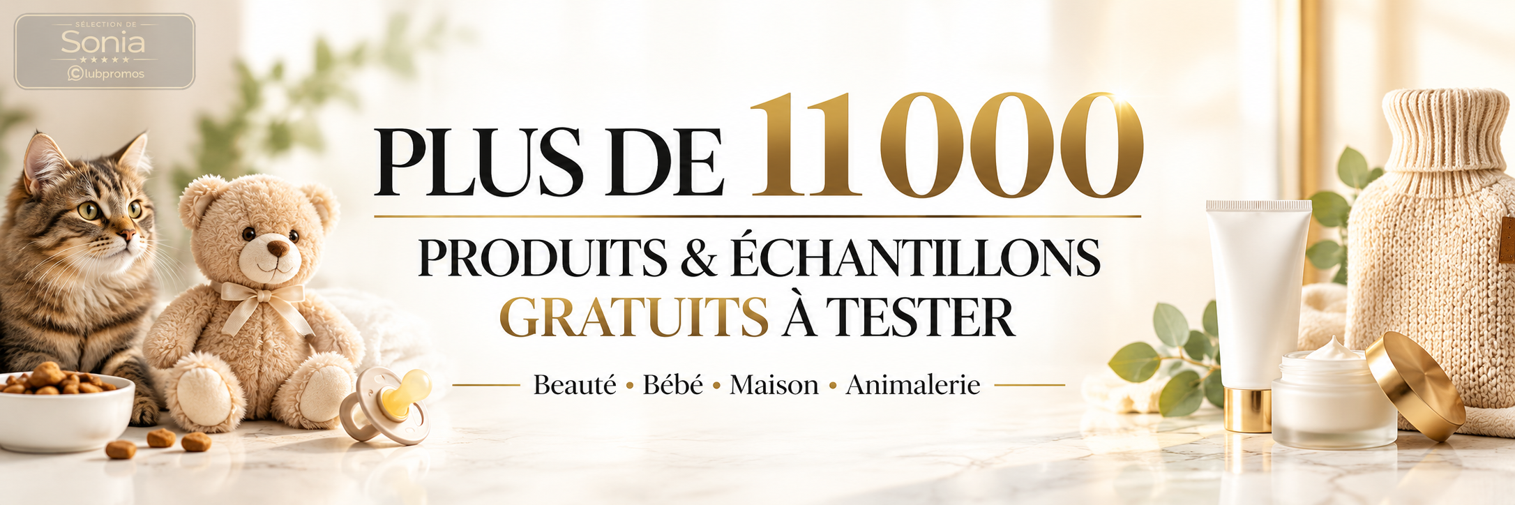 Plus de 11 000 produits, échantillons et places de tests gratuits en septembre 2026 avec FELIX, ACM, Cloud B et Algologie