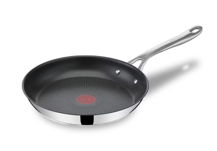 Poêle Tefal Jamie Oliver Cook's Direct Inox 24 cm – Revêtement Titane, compatible induction – Bon plan Amazon à 24,99€ au lieu de 38,49€
