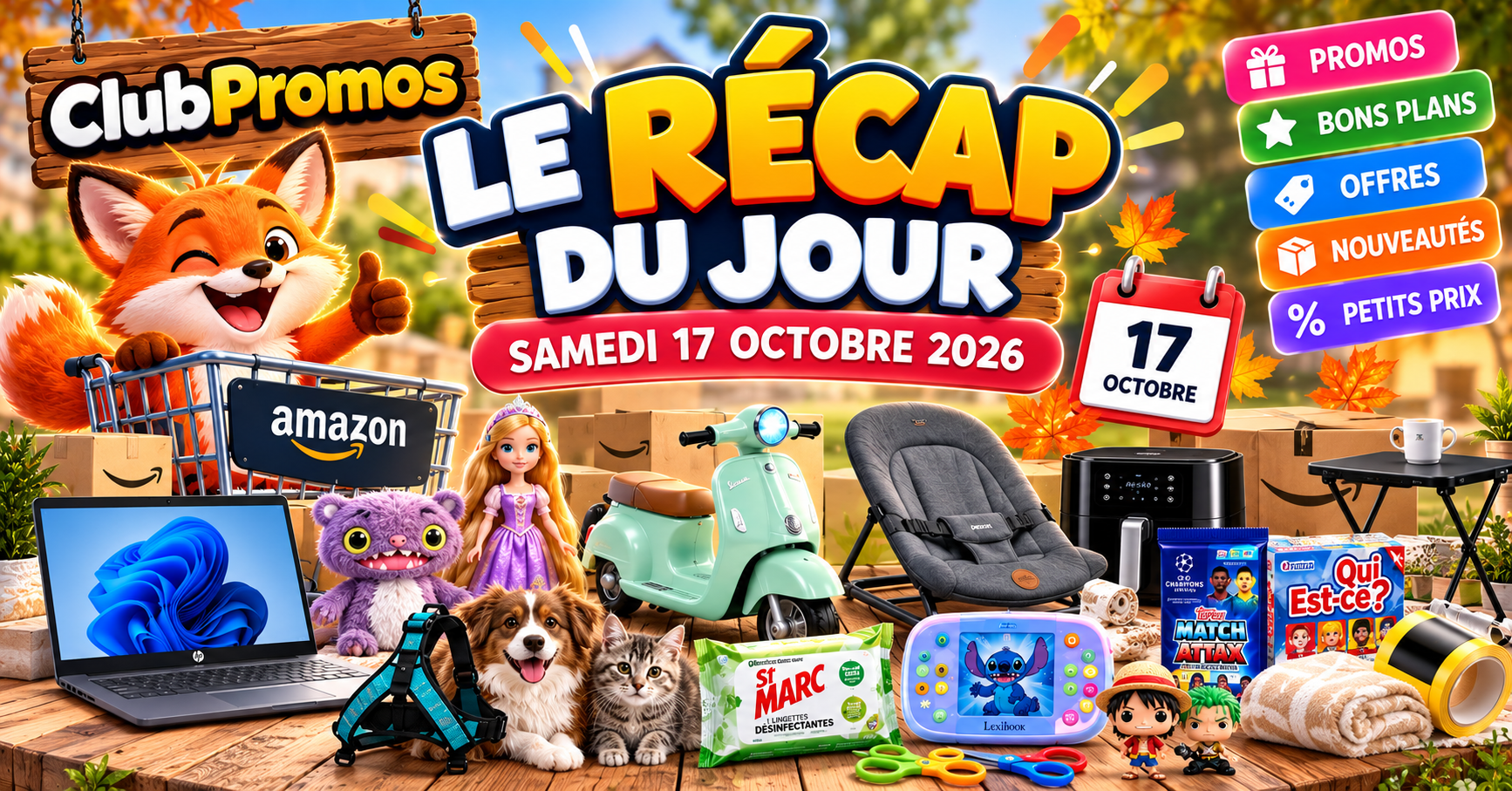 recap-bons-plans-samedi-17-octobre-2026-clubpromos.png