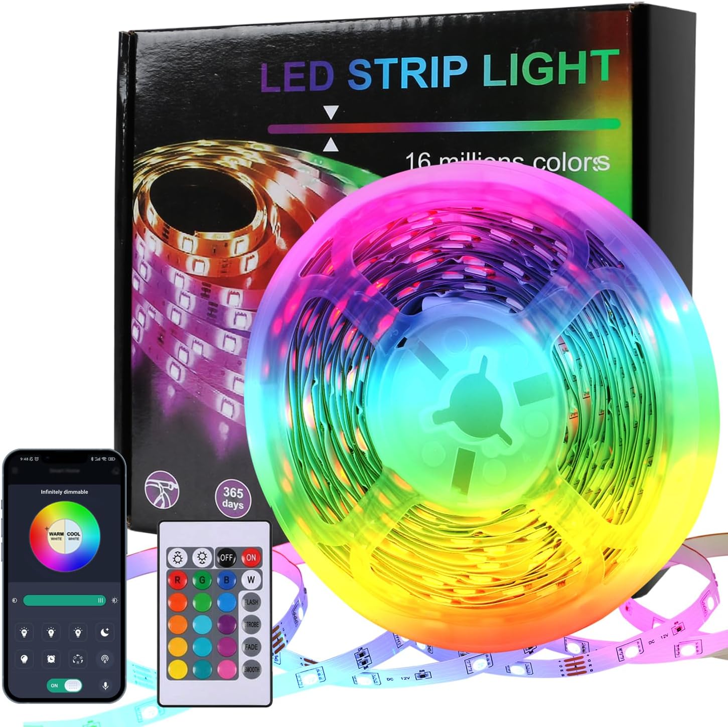 Ruban LED 5m, Bande LED TV  Comely.jpg