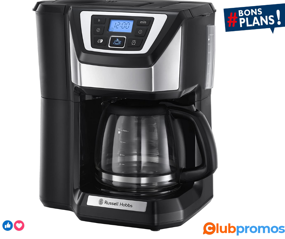 Russell Hobbs Machine a Café Grain [Broyeur à Grain Digital Ultra Silencieux] Chester (Semi Au...png