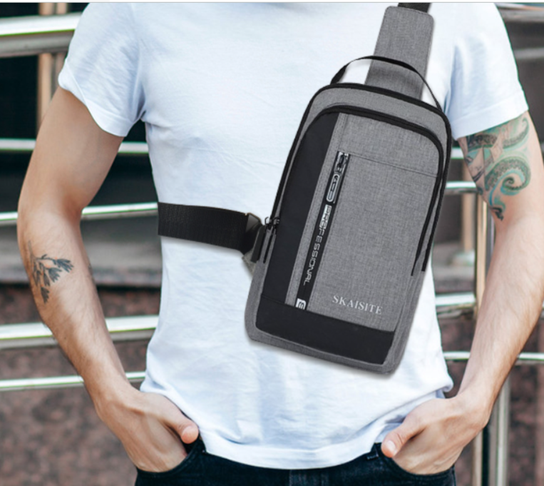  Sac à bandoulière homme UieaMsio imperméable – léger et pratique pour les déplacements urbains – bon plan Amazon