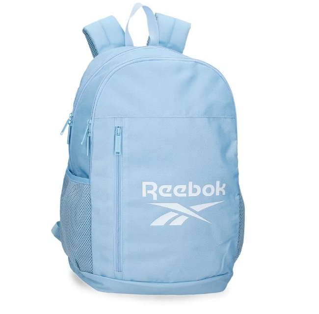Sac à dos Reebok Ashland 21,6L – double compartiment, bretelles rembourrées ergonomiques, poches latérales bouteille/parapluie, parfait pour lycée ou bureau
