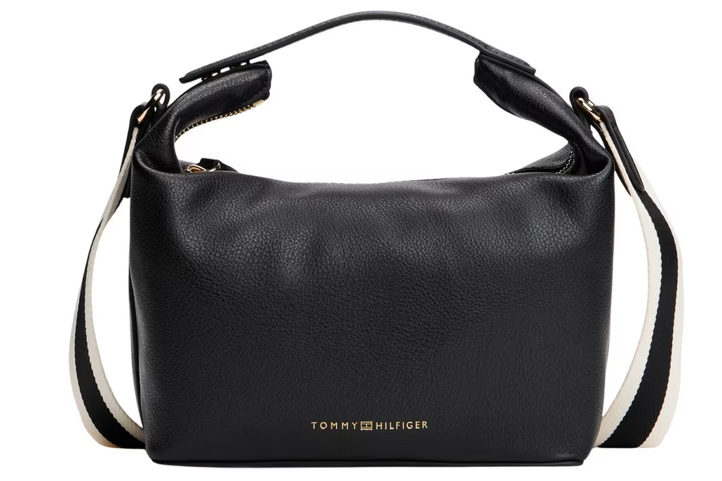 Sac à bandoulière Tommy Hilfiger Logotape Crossover avec fermeture éclair, ajustable et intemporel – bon plan Amazon