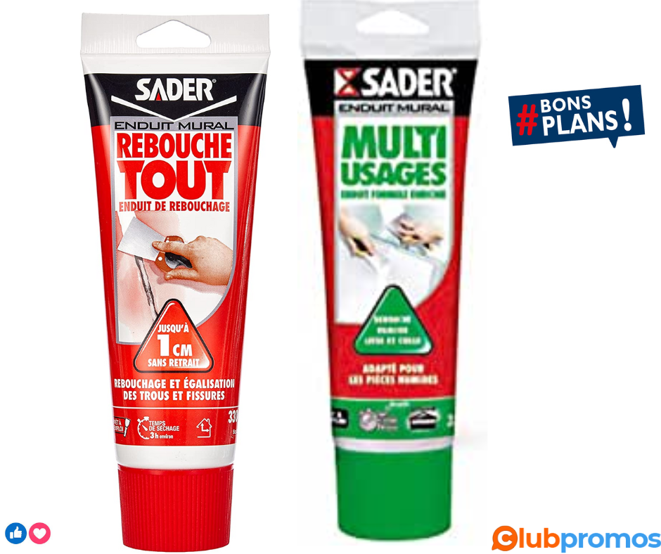 Sader Rebouche Tout – Enduit de Rebouchage Intérieur Prêt à l’Emploi – Tous Supports – Rebouch...png