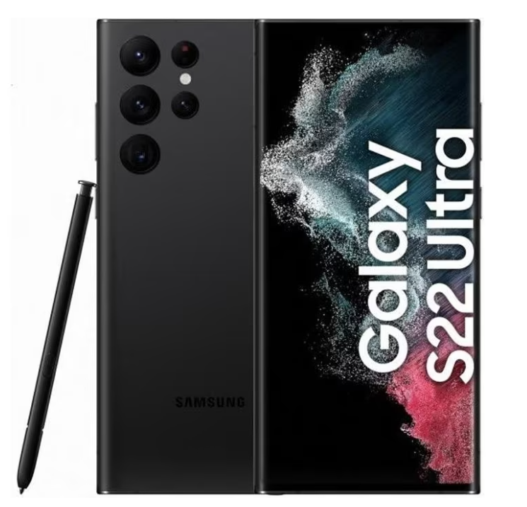 Samsung Galaxy S22 Ultra Noir 128 Go – écran 6,8 AMOLED 120 Hz, quadruple caméra 108 Mp, batterie 5000 mAh, 5G, Wi-Fi 6, vendu à prix réduit sur Cdiscount
