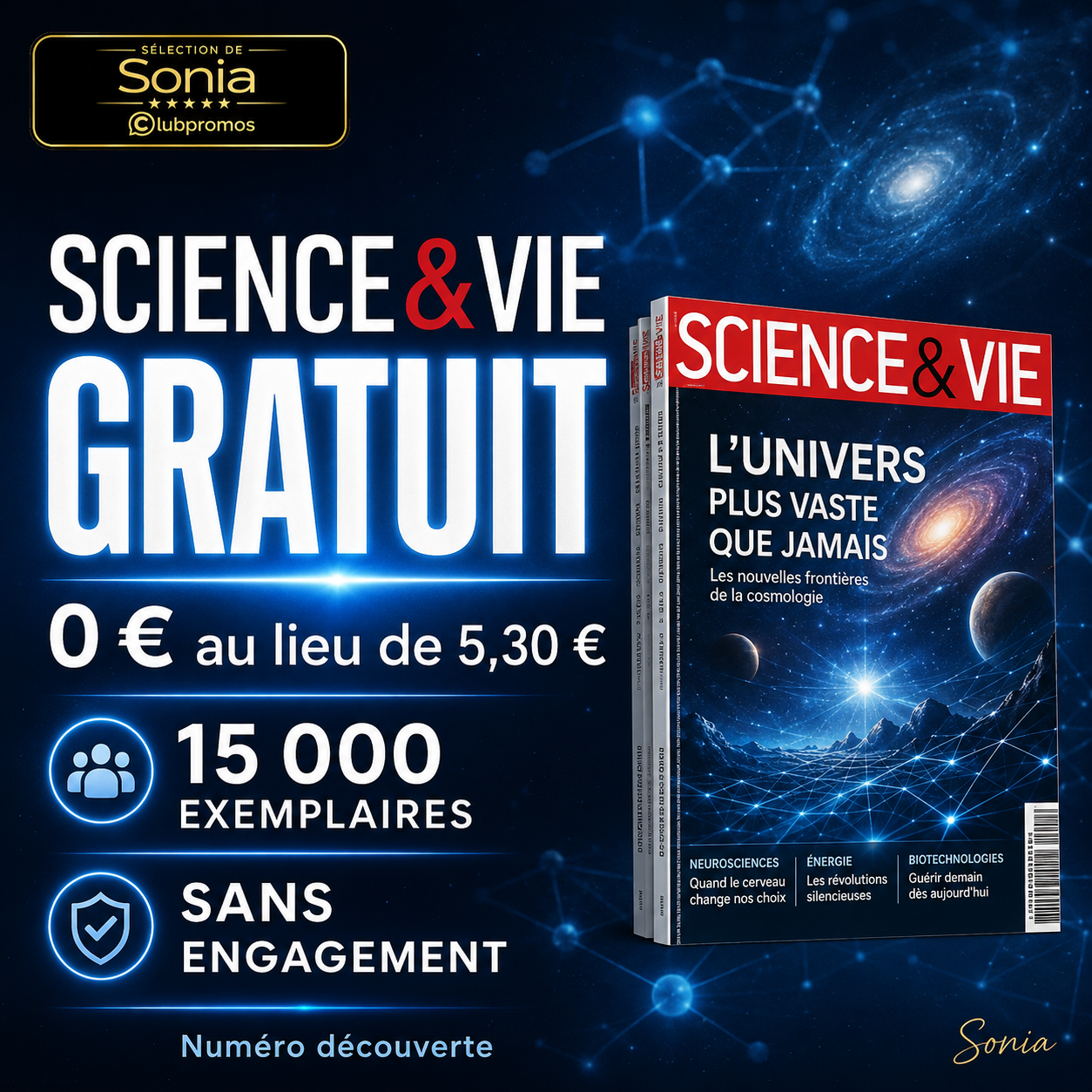 Édition Découverte Science & Vie gratuite avec 15 000 exemplaires offerts en septembre et octobre 2026