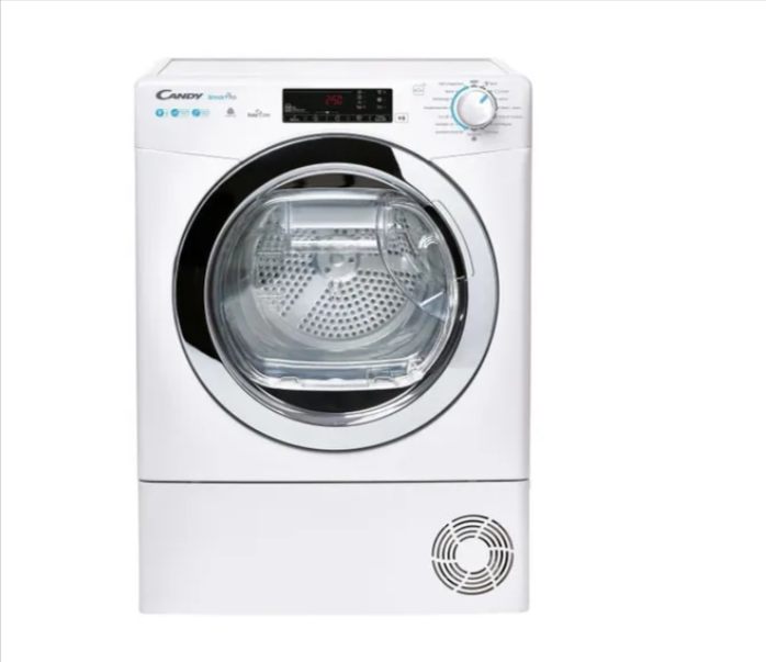  Sèche-linge pompe à chaleur Candy CSOE H9A2TCE, tambour 118 L, 9 kg, connecté Wi-Fi/Bluetooth, classe E — 299,99 € après ODR de 50 € chez Cdiscount (prix affiché 349,99 €).