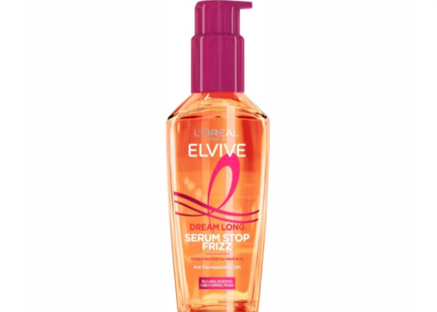 Sérum Stop Frizz Dream Long L’Oréal Paris Elvive 100 ml à 5,15€ sur Amazon, soin cheveux anti-frisottis sans rinçage pour cheveux longs, pointes fragilisées, longueurs indisciplinées, brillance, douceur et réduction visible des pointes fourchues.