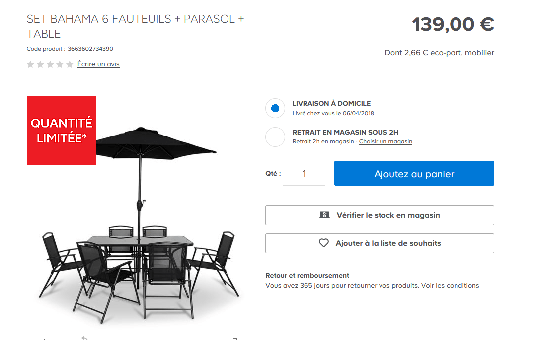 Set Bahama 6 fauteuils   parasol   table   Castorama(1).png
