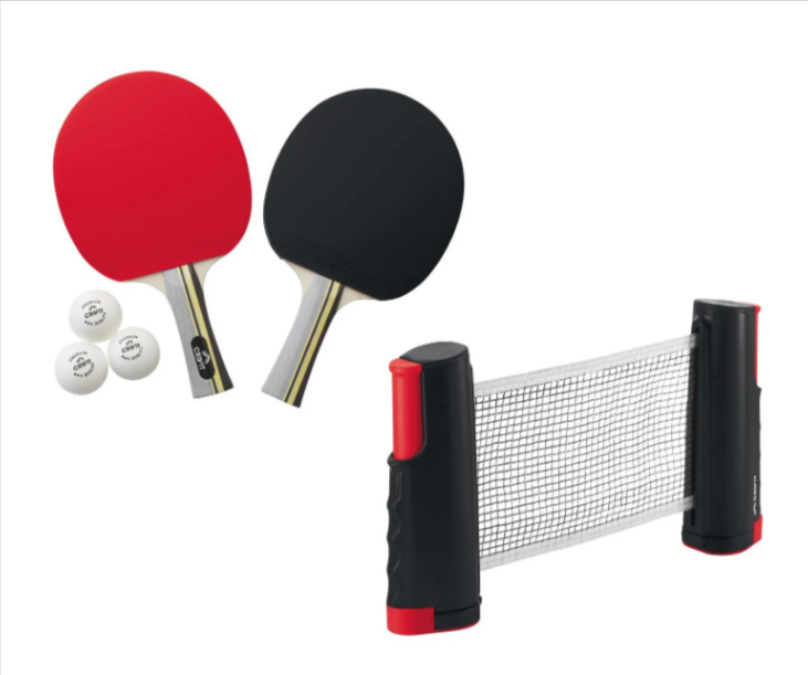  Set de Ping-Pong Crivit ou Filet Rétractable avec raquettes de qualité tournoi et filet rétractable pratique – bon plan Lidl