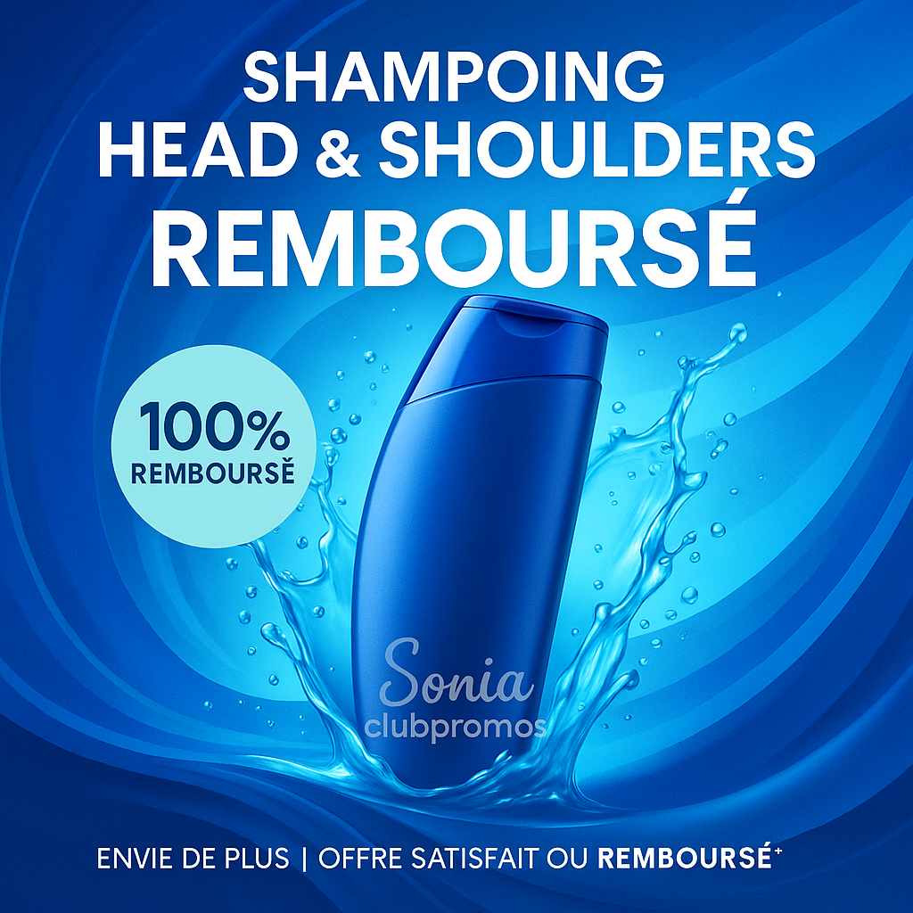 Offre Head & Shoulders « Satisfait ou Remboursé » 2025-2026 – remboursement 100 % via Envie de Plus, test anti-pelliculaire sans risque (France, Corse, DROM).