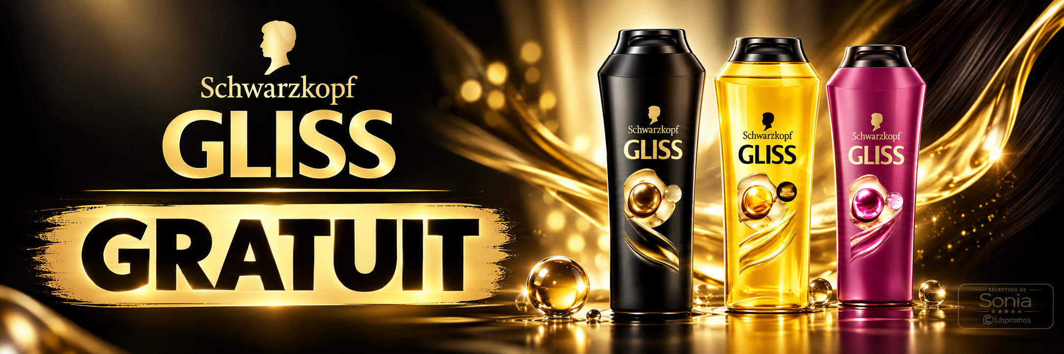 Shampooing GLISS potentiellement gratuit grâce aux offres La Belle Adresse et Coupon Network