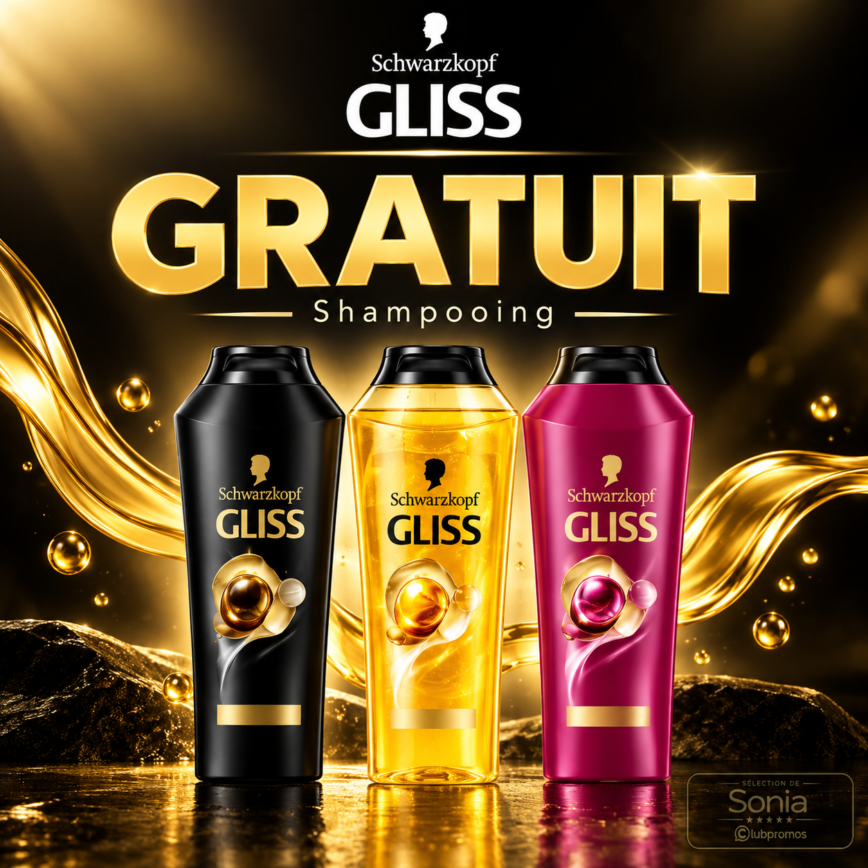 Shampooing Schwarzkopf GLISS gratuit avec La Belle Adresse et Coupon Network