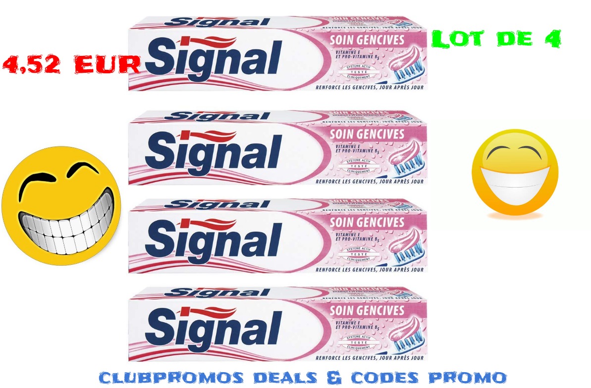 Signal Dentifrice Soin Gencives 75ml Lot de 4  Amazon fr  Gateway.jpg