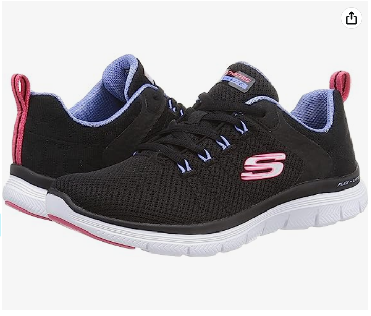 Skechers-Femme-Flex-Appeal-4-0-Elegant-Ways-Basket-Noir-Multicolore-38-EU-Amazon-fr-Mode.png