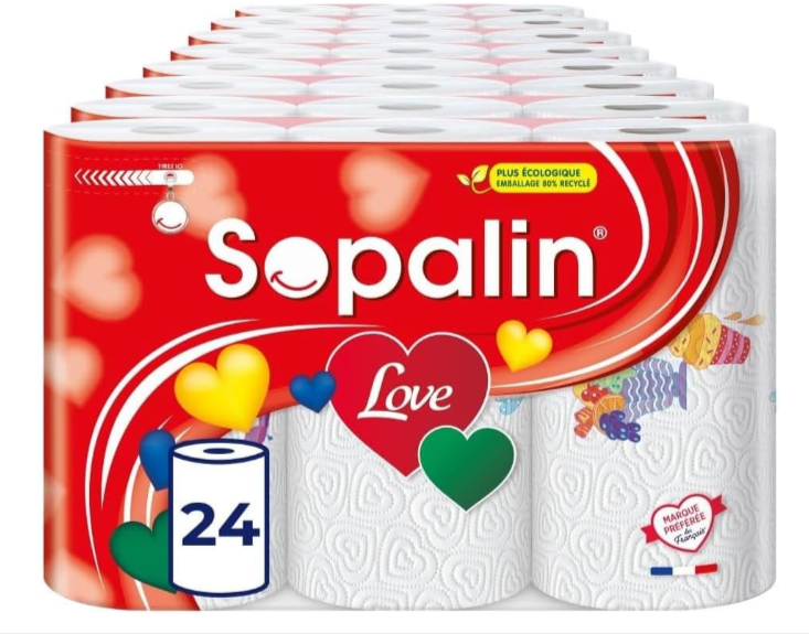 Sopalin-Love-–-24-Rouleaux-de-Essuie-tout-cuisine-Décoré-Texture-en-forme-de-cœur-Blanc.png