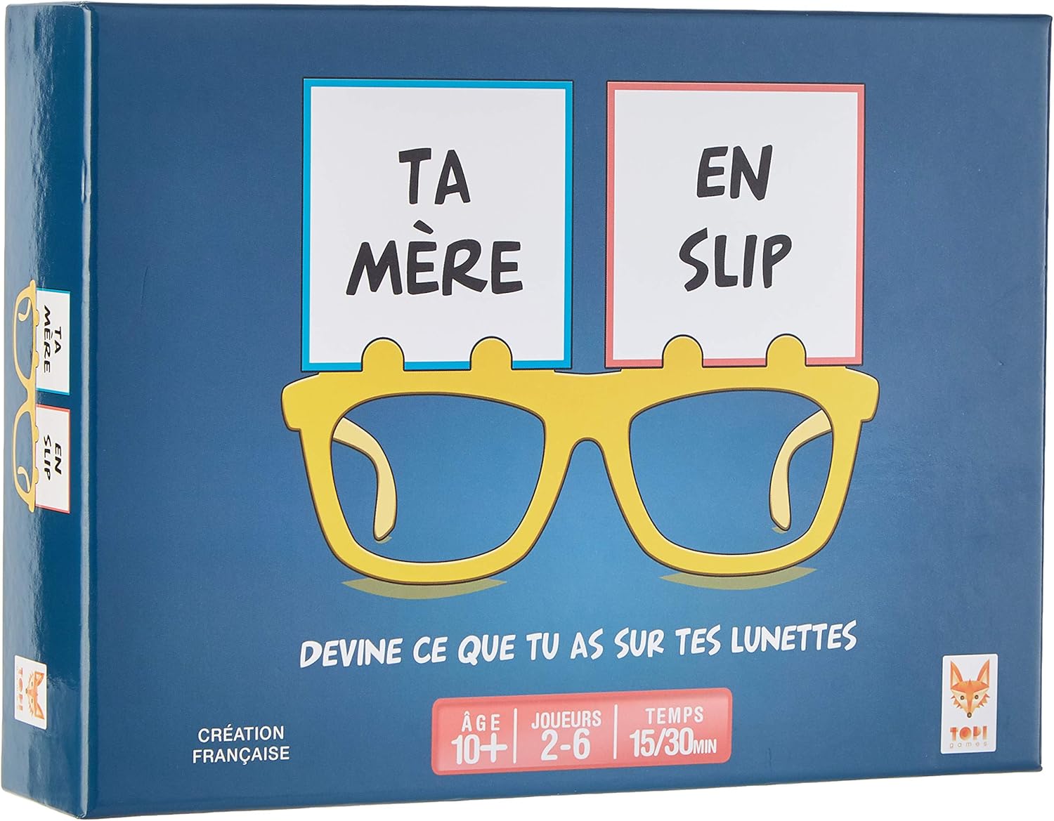 Jeu de société Ta Mère En Slip – cartes humour, lunettes, sablier – bon plan Amazon