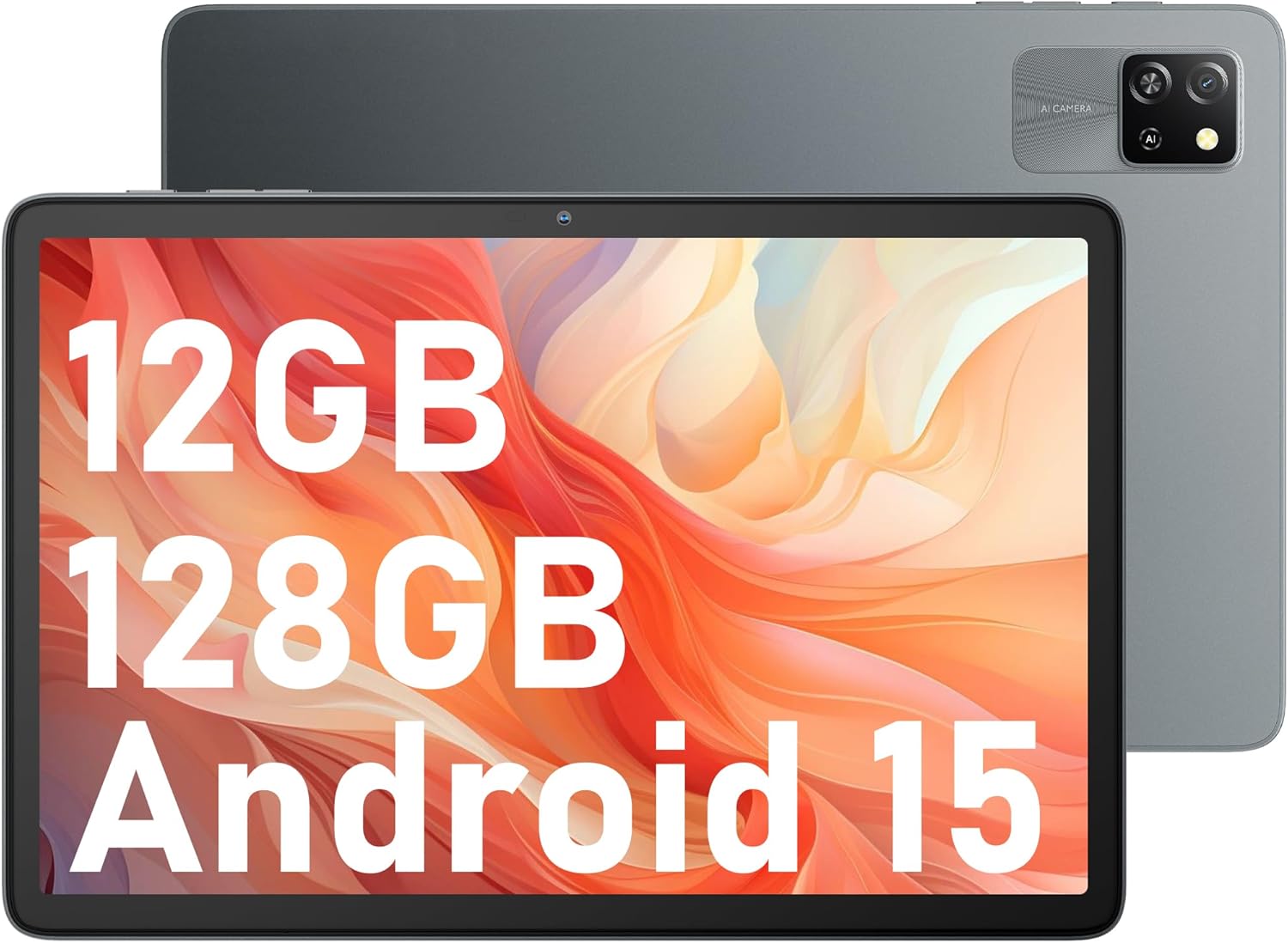 Tablette tactile Blackview Tab60 – Android 15, WiFi 6, 12Go RAM, écran 10,1 HD, code promo exclusif – bon plan Amazon