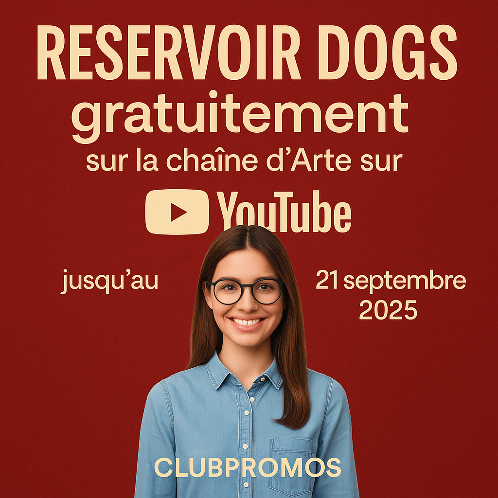 Bon plan film gratuit : Reservoir Dogs de Quentin Tarantino disponible sur YouTube via Arte jusqu’au 21 septembre 2025 – Streaming légal en VO sous-titrée français, HD 1080p