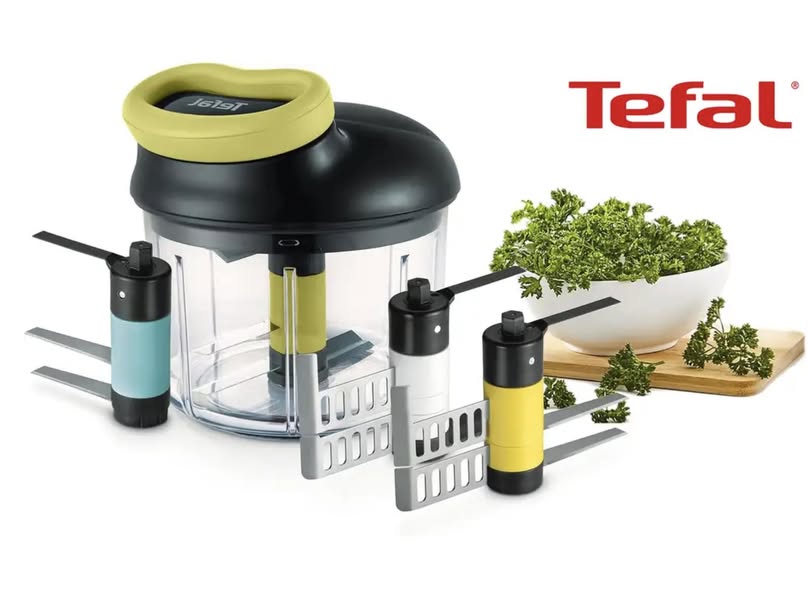 Tefal Hachoir 5 secondes 900 ml – bol transparent, lames inox, purée, glace, promo Amazon