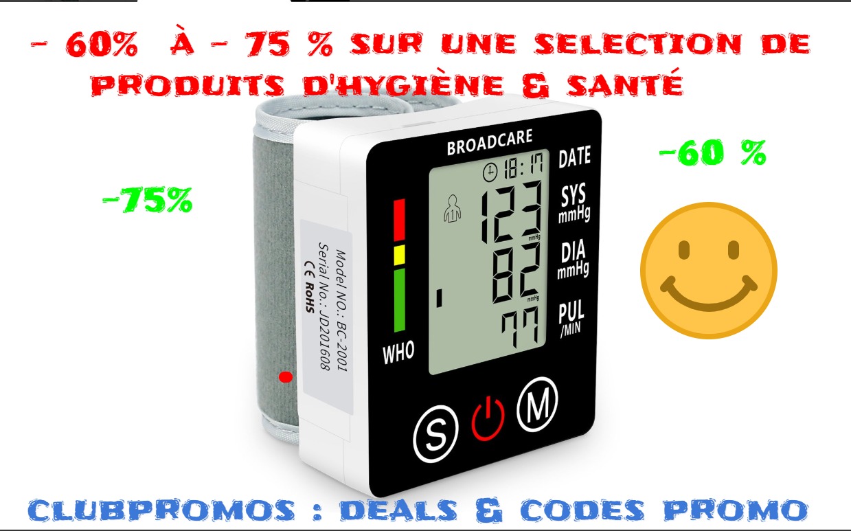 Tensiomètre Electronique au Poignet de BROADCARE_deal_amz_france_clubpromos.jpg