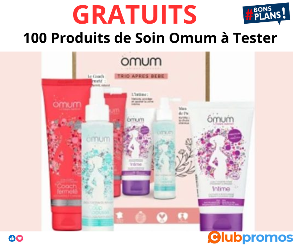 test de produit gratuit 100 Produits de Soin Omum à Tester.png