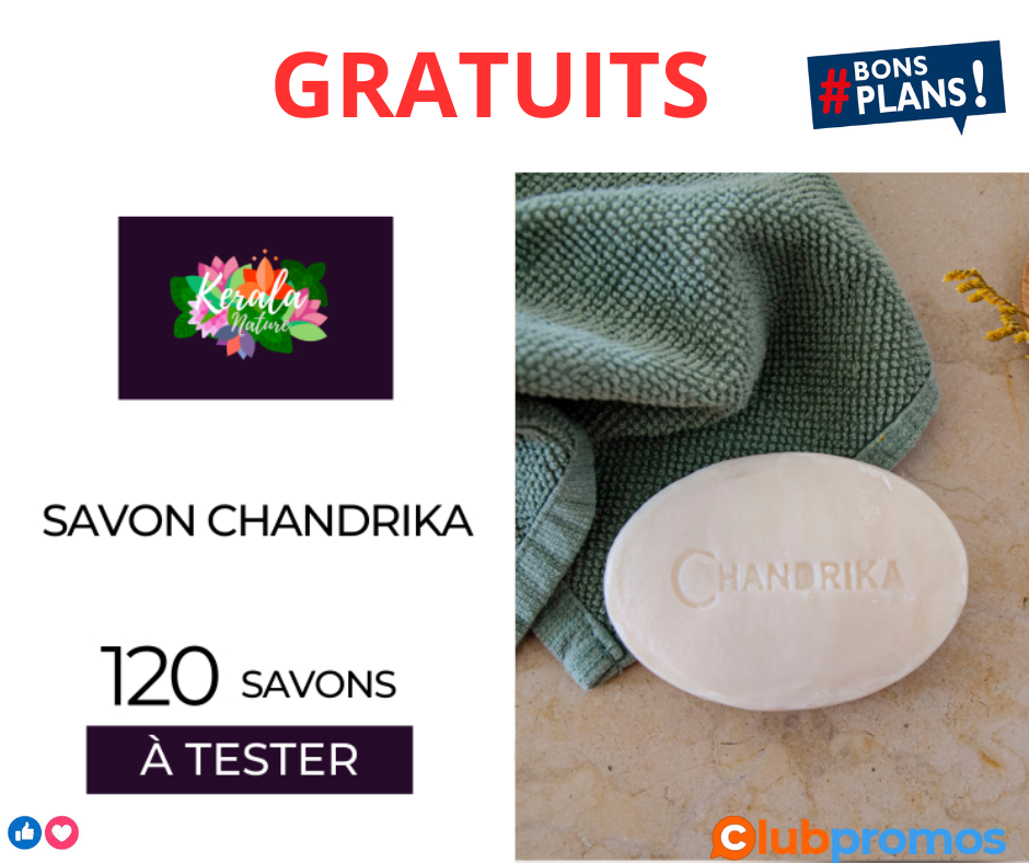 Test Gratuit Savon Chandrika le Miracle Ayurvédique de Kerala Nature pour une Peau Divine.png